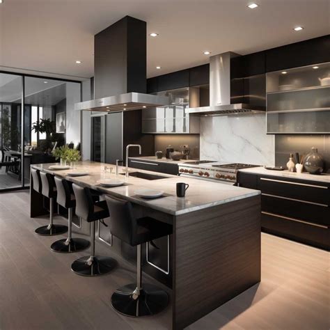 American Woodmark Custom Kitchen Shown in Modern Style