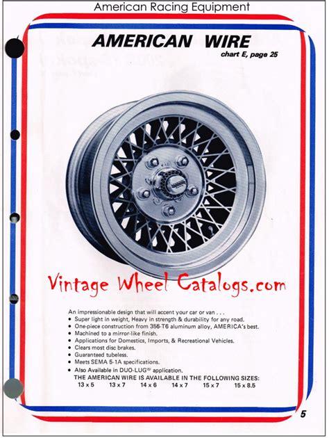 american racing wheels catalog
