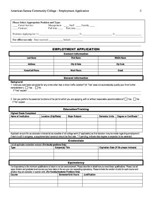american samoa government job application