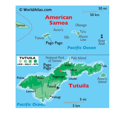 american samoa where is it located