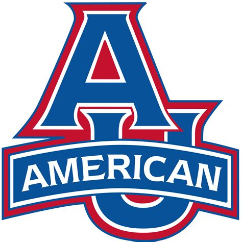 american university logo png