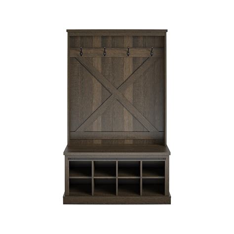 Ameriwood Home Knox County Entryway Bench And Hall Tree