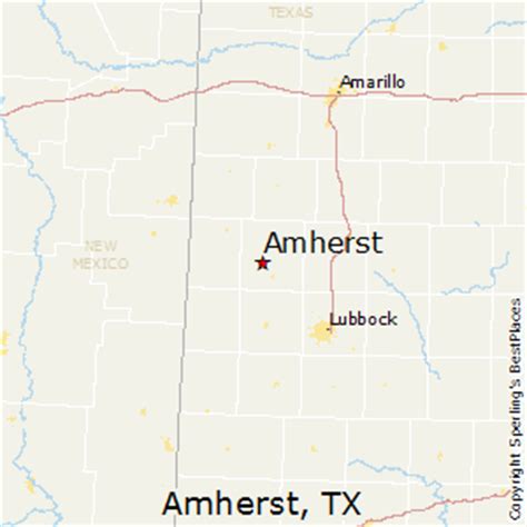 Amherst Texas Map