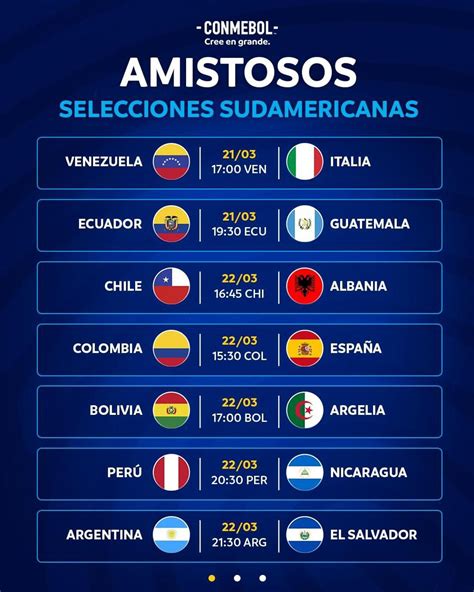 amistosos de selecciones