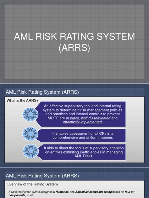 aml risk rating system
