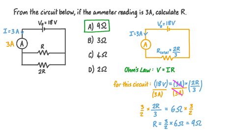 Ammeter Resistance Equation
