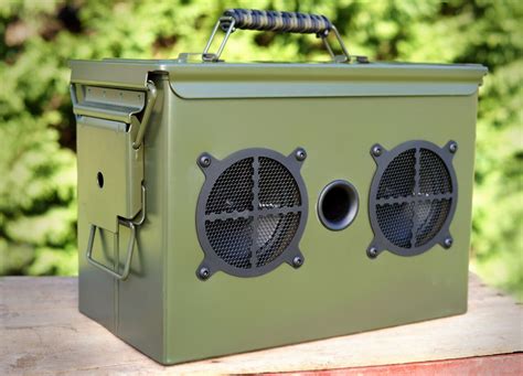 Ammo Can Bluetooth Speaker With Kickers