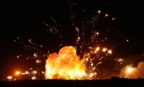 ammo exploding in fire