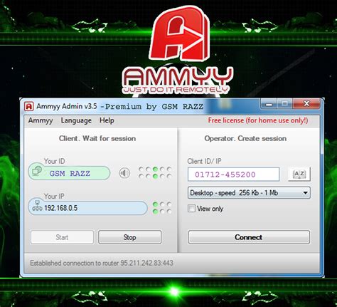 ammyy admin for linux