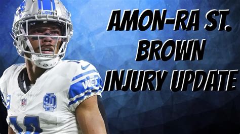 amon ra st brown injury week 5