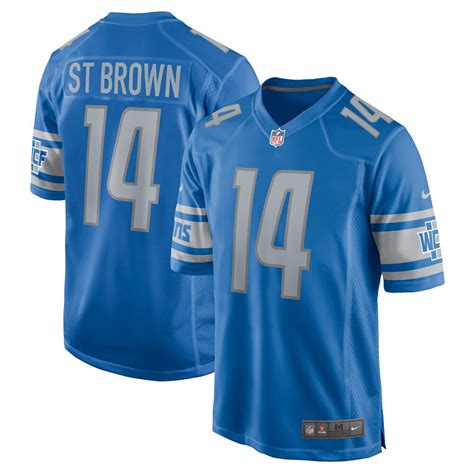 amon ra st brown lions jersey