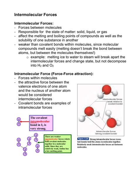 PPT Chapter 6 Intermolecular Forces of Attractions