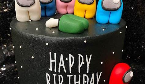 Among Us Birthday Cake Design 6" Funny s Kids