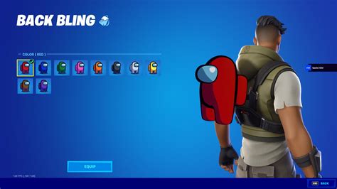 Here’s how to get the Among Us back bling in Fortnite The Loadout