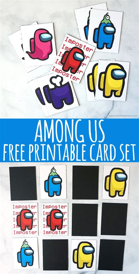 Among Us Cards Printable