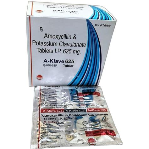 Agmamed Clav 625 Amoxicillin And Potassium Clavulanate Tablets IP at