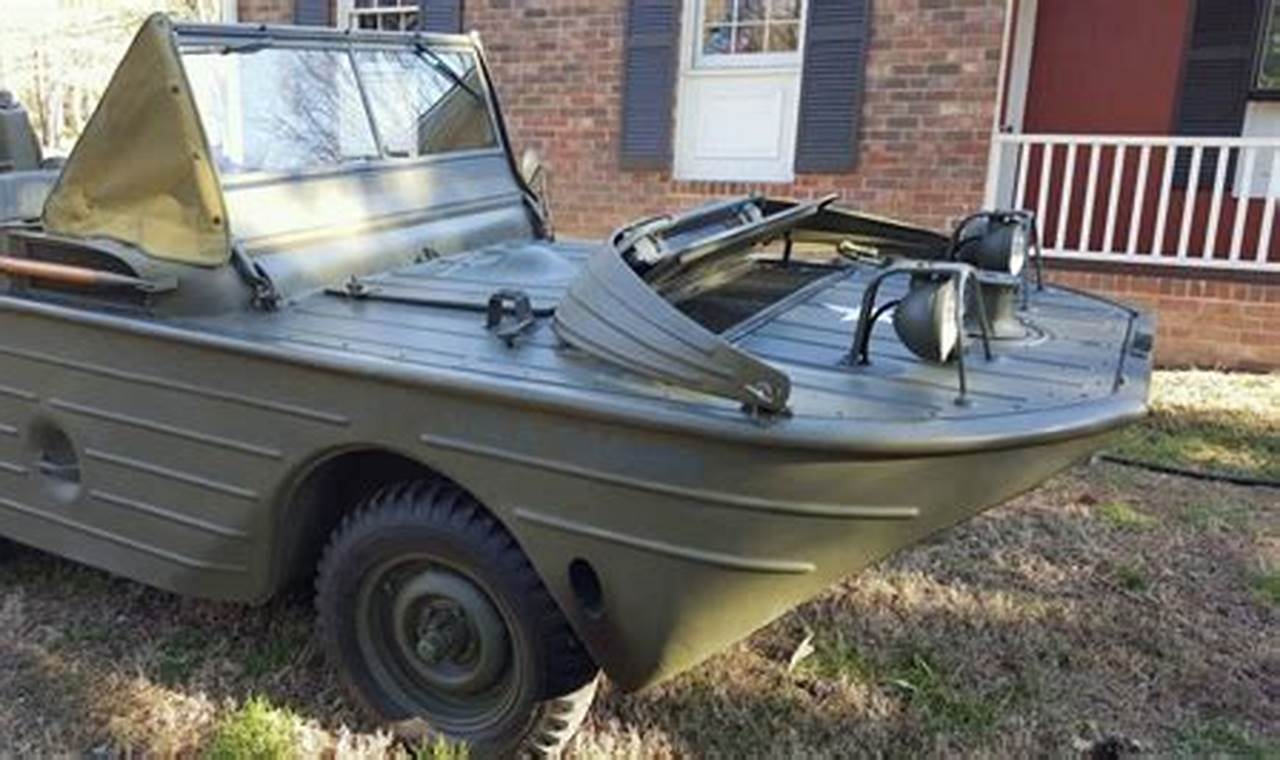 amphibious jeep for sale