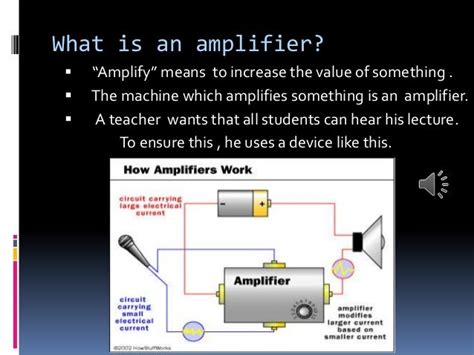 Amplifier Meaning With Example