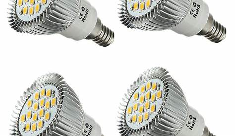 Ampoule LED E14 à 60 SMD 3.3W 260Lm (équiv 25W) Blanc