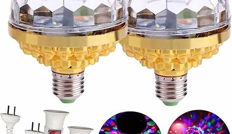 Ampoule Disco Rotative 1Pack, LED , Stroboscopique De