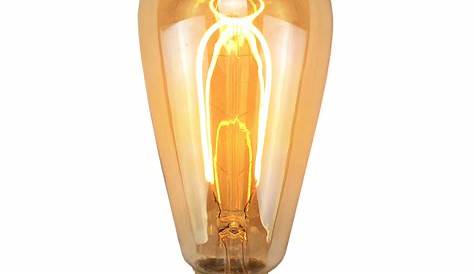Ampoule LED Vintage (D.6,4xH.14,3cm) filament twist 4W (E27)