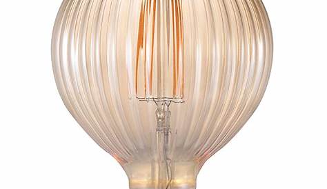 Ampoule Globe Led Calotte Argentée 95 5W E27 Blanc Chaud