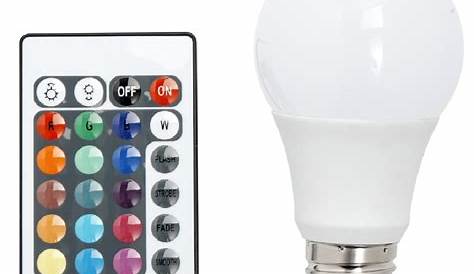 3W RGB changeante LED ampoule lampe 16 couleur 24 clé IR
