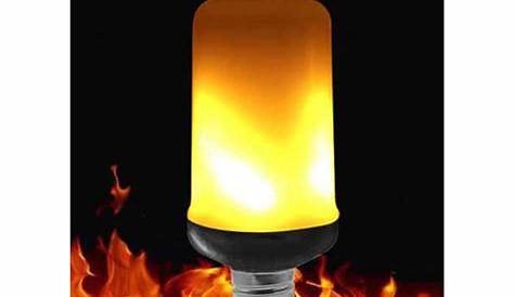 E27 E26 E14 Ampoule à effet de lampe LED flamme vacillante