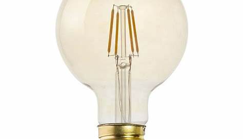 Ampoule Ronde Led LED E27 8W Dimmable Filament Dorée