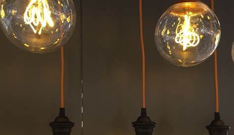 Love these IKEA LED retro copper colour globe bulbs