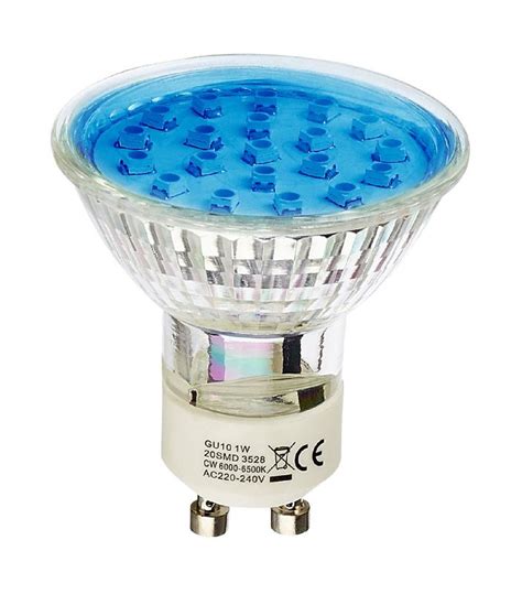 Ampoule LED GU10 3W RGB 220V M1 80°