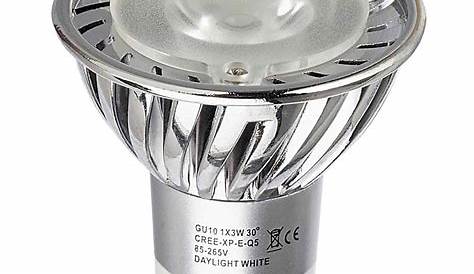 Ampoule LED GU10 COB 5W 400Lm (équiv 40W) Blanc Froid 45