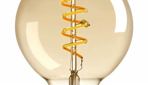 Ampoules Led Design Ampoule LED Décorative Ambrée H14cm Culot E27 POIRE