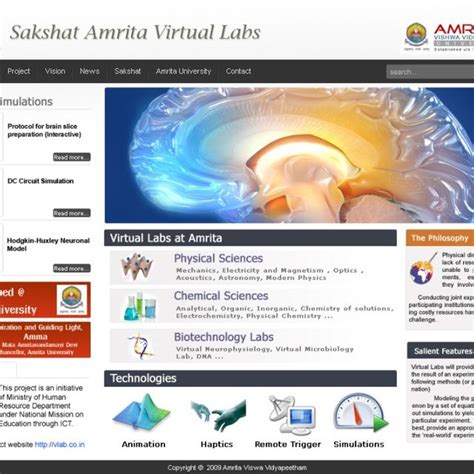 Amrita Virtual Lab Spectrometer
