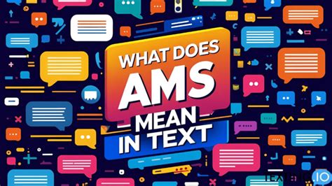 ams text meaning