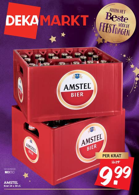 amstel bier aanbieding deka