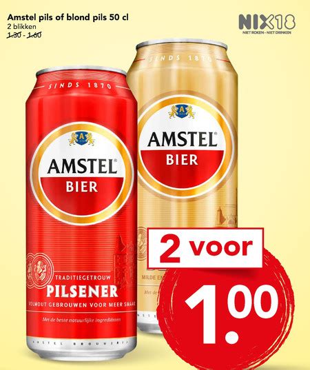 amstel bier blikjes aanbieding