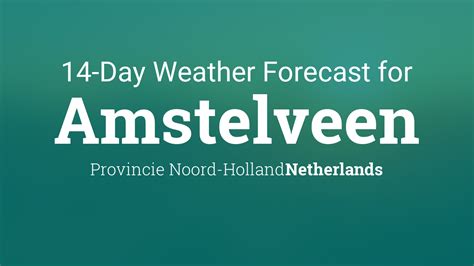 amstelveen weather forecast