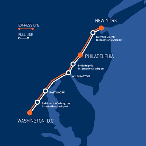 Amtrak Map Dc To Nyc