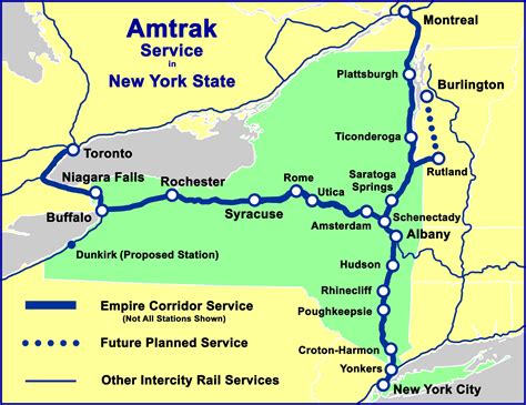 Amtrak Map New York To Albany