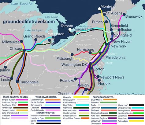 Amtrak Map Of Routes
