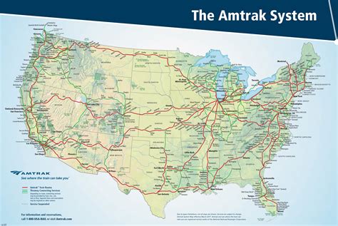 Amtrak Map Of The United States