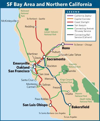 Amtrak Map San Joaquin