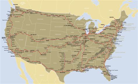 amtrak maps usa