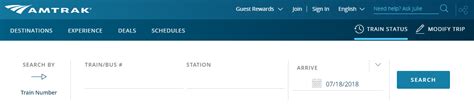 amtrak status tracker