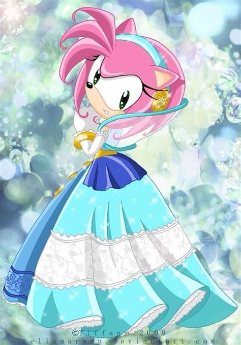 amy rose as a princess
