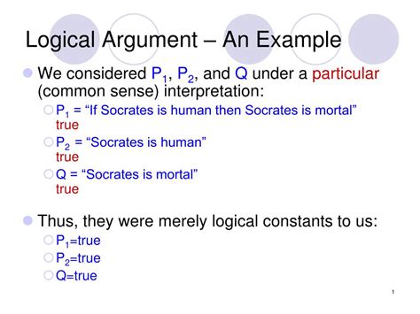 an argument in logic is