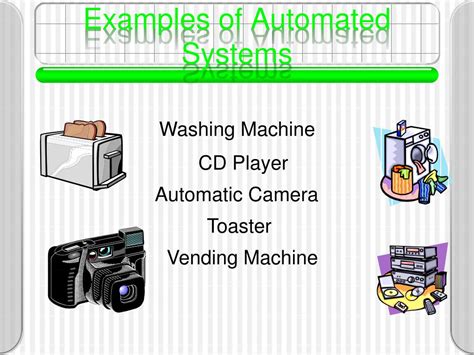 An Automated System Examples