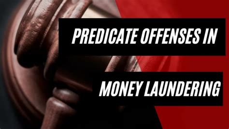 an example of a predicate offense crime is