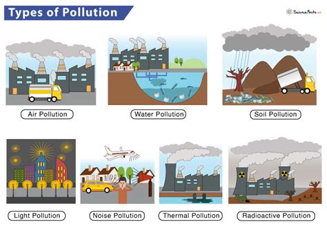 an example of each type of pollution